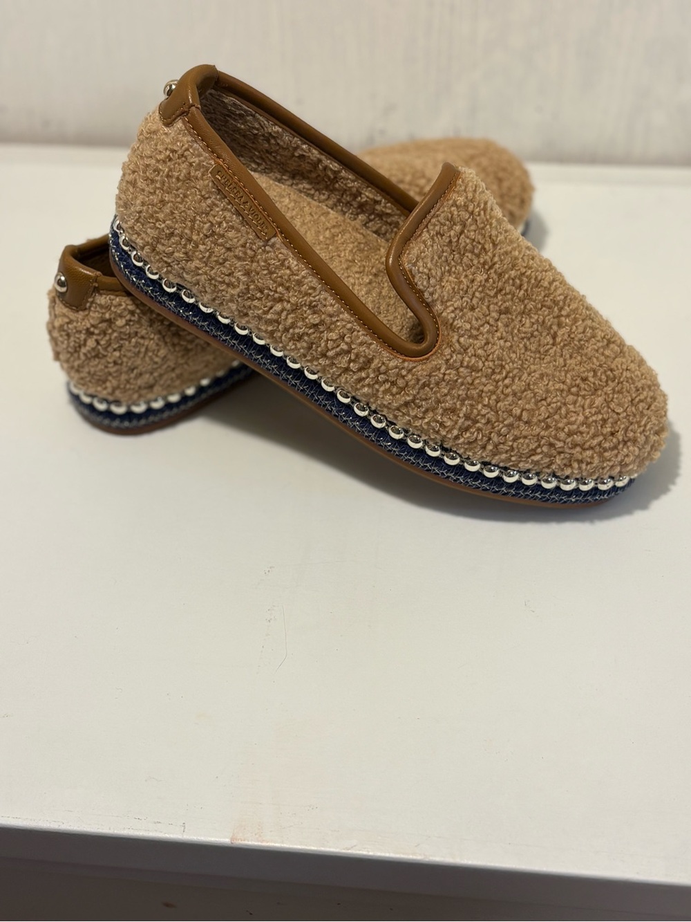 Cozy Slip-On Shoes in Camel